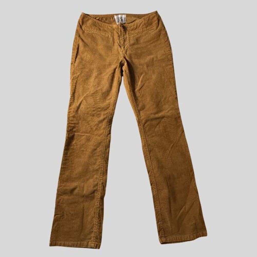 BDG Urban Outfitters Y2K Low-Rise Corduroy Pants - Burnt Orange Brown - Size 27